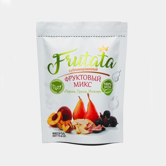 Сублимированные сухофрукты - Микс: персик, инжир, груша